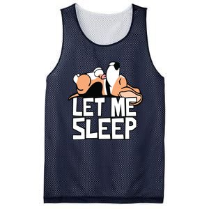 Funny Beagle Dog Let Me Sleep Cute Dog Mesh Reversible Basketball Jersey Tank