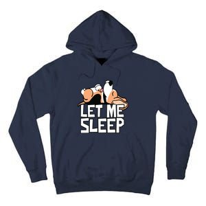 Funny Beagle Dog Let Me Sleep Cute Dog Tall Hoodie