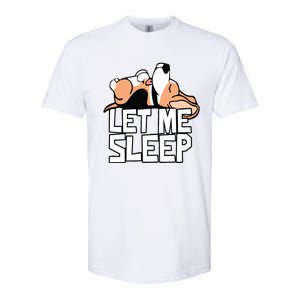 Funny Beagle Dog Let Me Sleep Cute Dog Softstyle CVC T-Shirt