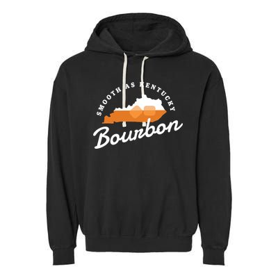 Funny Bourbon Drinker Smooth As Kentucky Bourbon Whiskey Garment-Dyed Fleece Hoodie