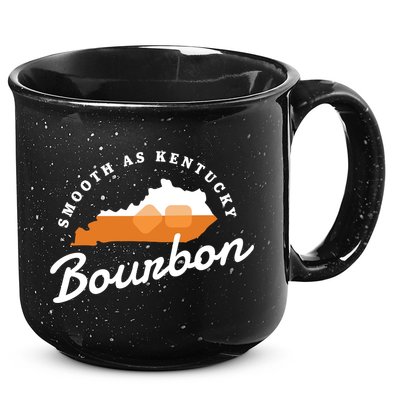 Funny Bourbon Drinker Smooth As Kentucky Bourbon Whiskey 15oz Campfire Ceramic Mug