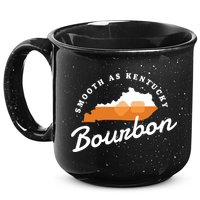 Funny Bourbon Drinker Smooth As Kentucky Bourbon Whiskey 15oz Campfire Ceramic Mug