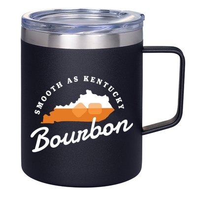 Funny Bourbon Drinker Smooth As Kentucky Bourbon Whiskey 12oz Stainless Steel Coffee Mug