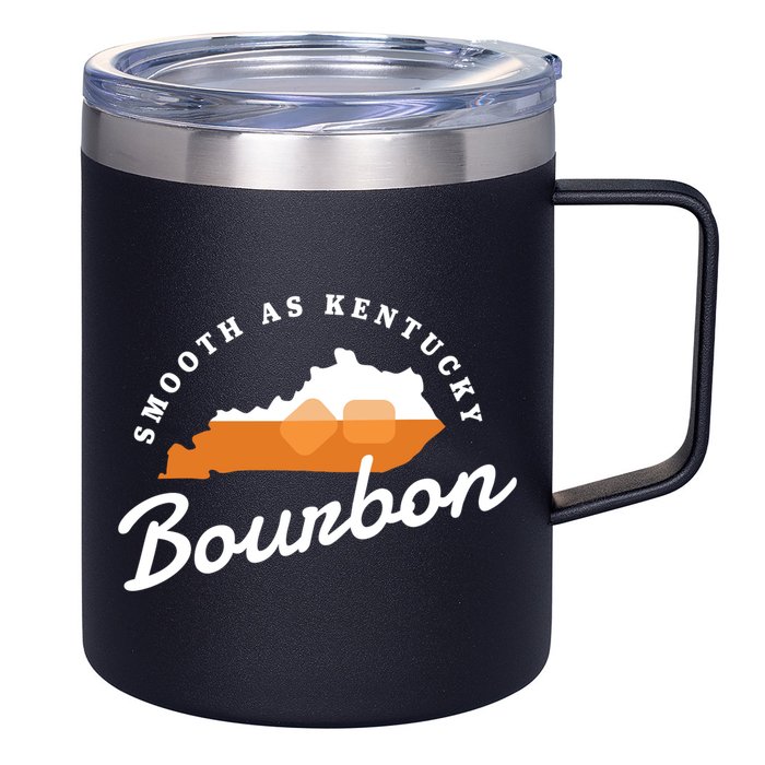 Funny Bourbon Drinker Smooth As Kentucky Bourbon Whiskey 12oz Stainless Steel Coffee Mug