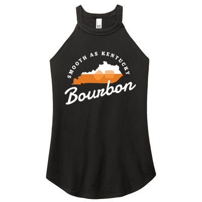 Funny Bourbon Drinker Smooth As Kentucky Bourbon Whiskey Women's Perfect Tri Rocker Tank