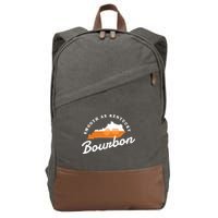 Funny Bourbon Drinker Smooth As Kentucky Bourbon Whiskey Cotton Canvas Backpack