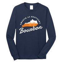 Funny Bourbon Drinker Smooth As Kentucky Bourbon Whiskey Long Sleeve Shirt