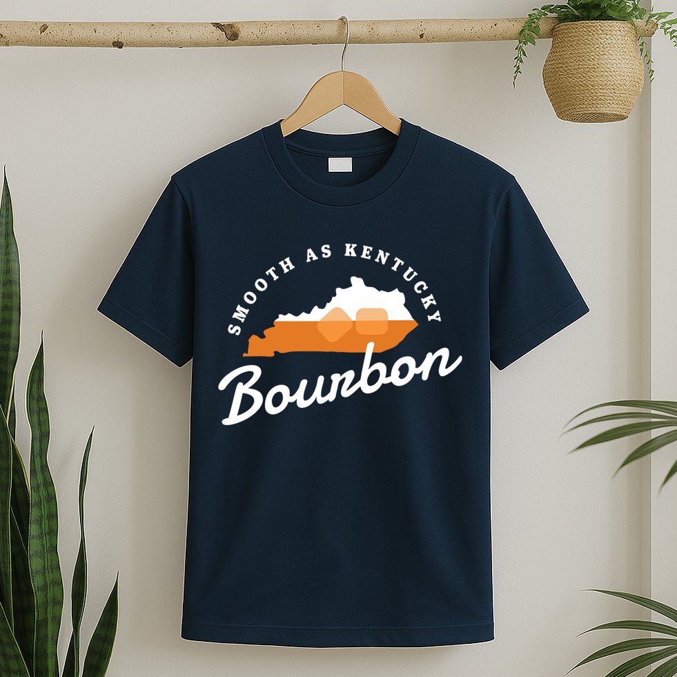 Funny Bourbon Drinker Smooth As Kentucky Bourbon Whiskey T-Shirt