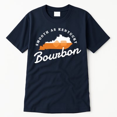Funny Bourbon Drinker Smooth As Kentucky Bourbon Whiskey Tall T-Shirt