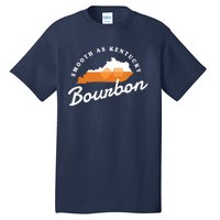 Funny Bourbon Drinker Smooth As Kentucky Bourbon Whiskey Tall T-Shirt