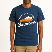 Funny Bourbon Drinker Smooth As Kentucky Bourbon Whiskey Tall T-Shirt