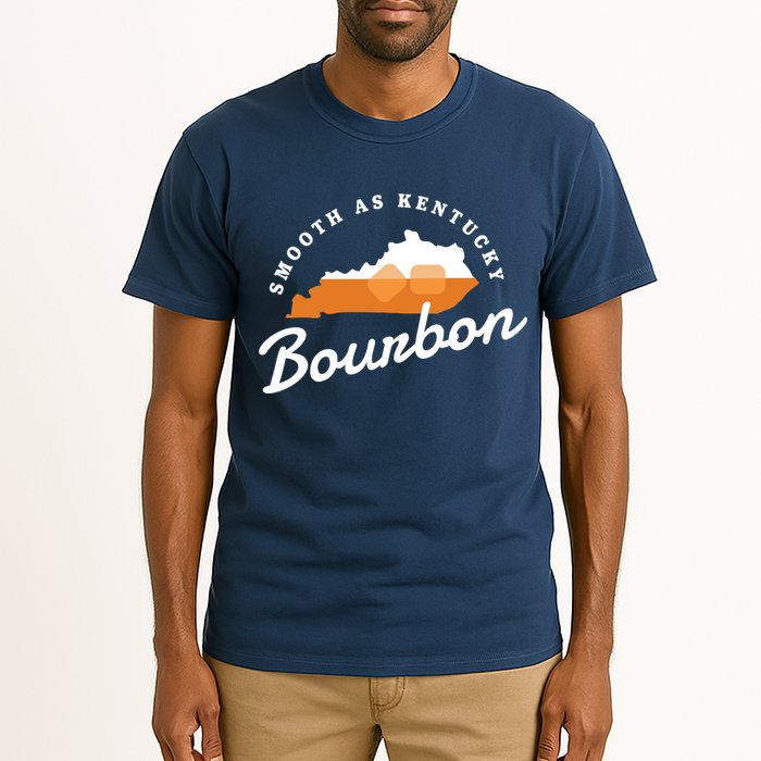 Funny Bourbon Drinker Smooth As Kentucky Bourbon Whiskey Tall T-Shirt