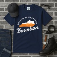 Funny Bourbon Drinker Smooth As Kentucky Bourbon Whiskey Tall T-Shirt
