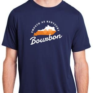 Funny Bourbon Drinker Smooth As Kentucky Bourbon Whiskey Adult ChromaSoft Performance T-Shirt