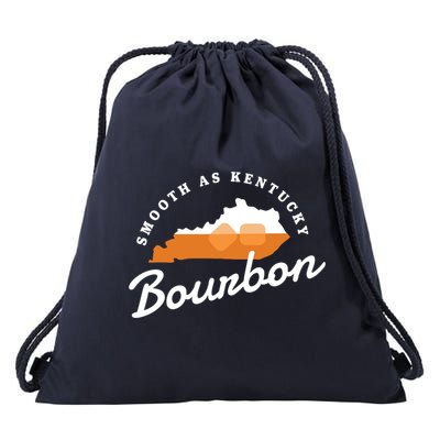 Funny Bourbon Drinker Smooth As Kentucky Bourbon Whiskey Drawstring Bag
