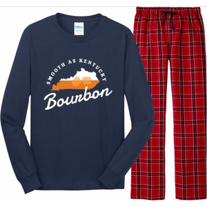 Funny Bourbon Drinker Smooth As Kentucky Bourbon Whiskey Long Sleeve Pajama Set