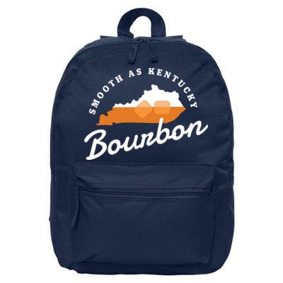 Funny Bourbon Drinker Smooth As Kentucky Bourbon Whiskey 16 in Basic Backpack
