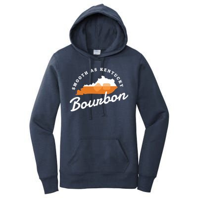 Funny Bourbon Drinker Smooth As Kentucky Bourbon Whiskey Women's Pullover Hoodie