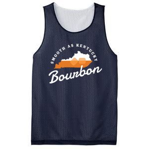 Funny Bourbon Drinker Smooth As Kentucky Bourbon Whiskey Mesh Reversible Basketball Jersey Tank