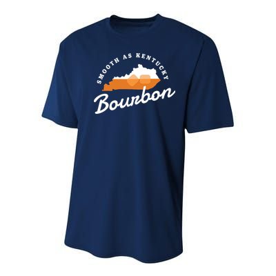 Funny Bourbon Drinker Smooth As Kentucky Bourbon Whiskey Youth Performance Sprint T-Shirt