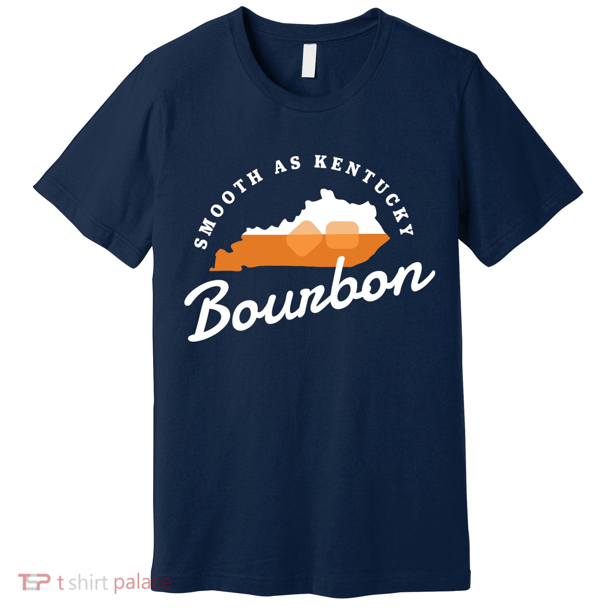 Funny Bourbon Drinker Smooth As Kentucky Bourbon Whiskey Premium T-Shirt