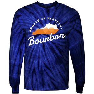 Funny Bourbon Drinker Smooth As Kentucky Bourbon Whiskey Tie-Dye Long Sleeve Shirt