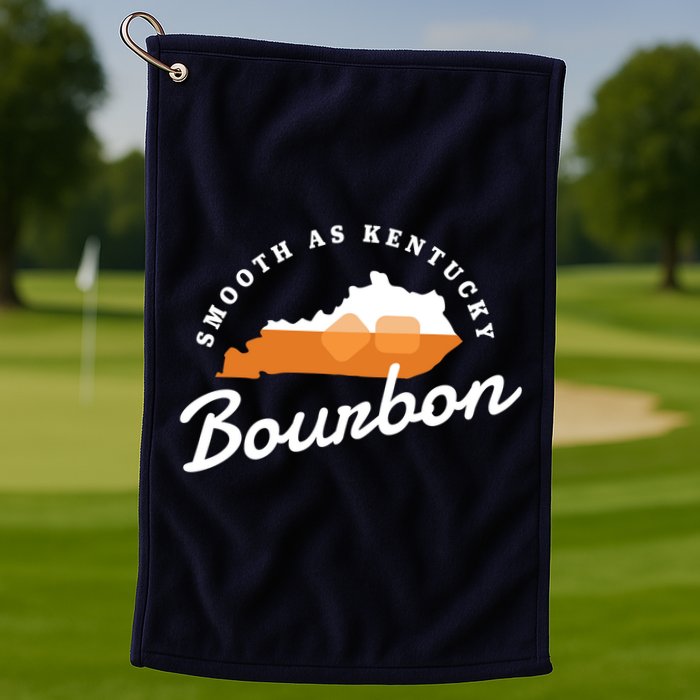 Funny Bourbon Drinker Smooth As Kentucky Bourbon Whiskey Golf Towel