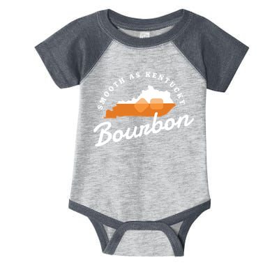 Funny Bourbon Drinker Smooth As Kentucky Bourbon Whiskey Infant Baby Jersey Bodysuit