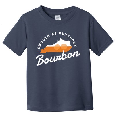 Funny Bourbon Drinker Smooth As Kentucky Bourbon Whiskey Toddler T-Shirt