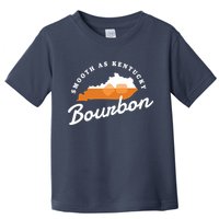 Funny Bourbon Drinker Smooth As Kentucky Bourbon Whiskey Toddler T-Shirt