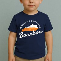 Funny Bourbon Drinker Smooth As Kentucky Bourbon Whiskey Toddler T-Shirt