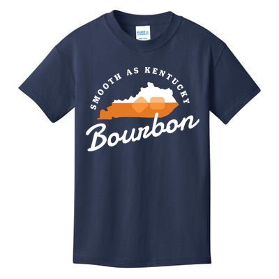Funny Bourbon Drinker Smooth As Kentucky Bourbon Whiskey Kids T-Shirt