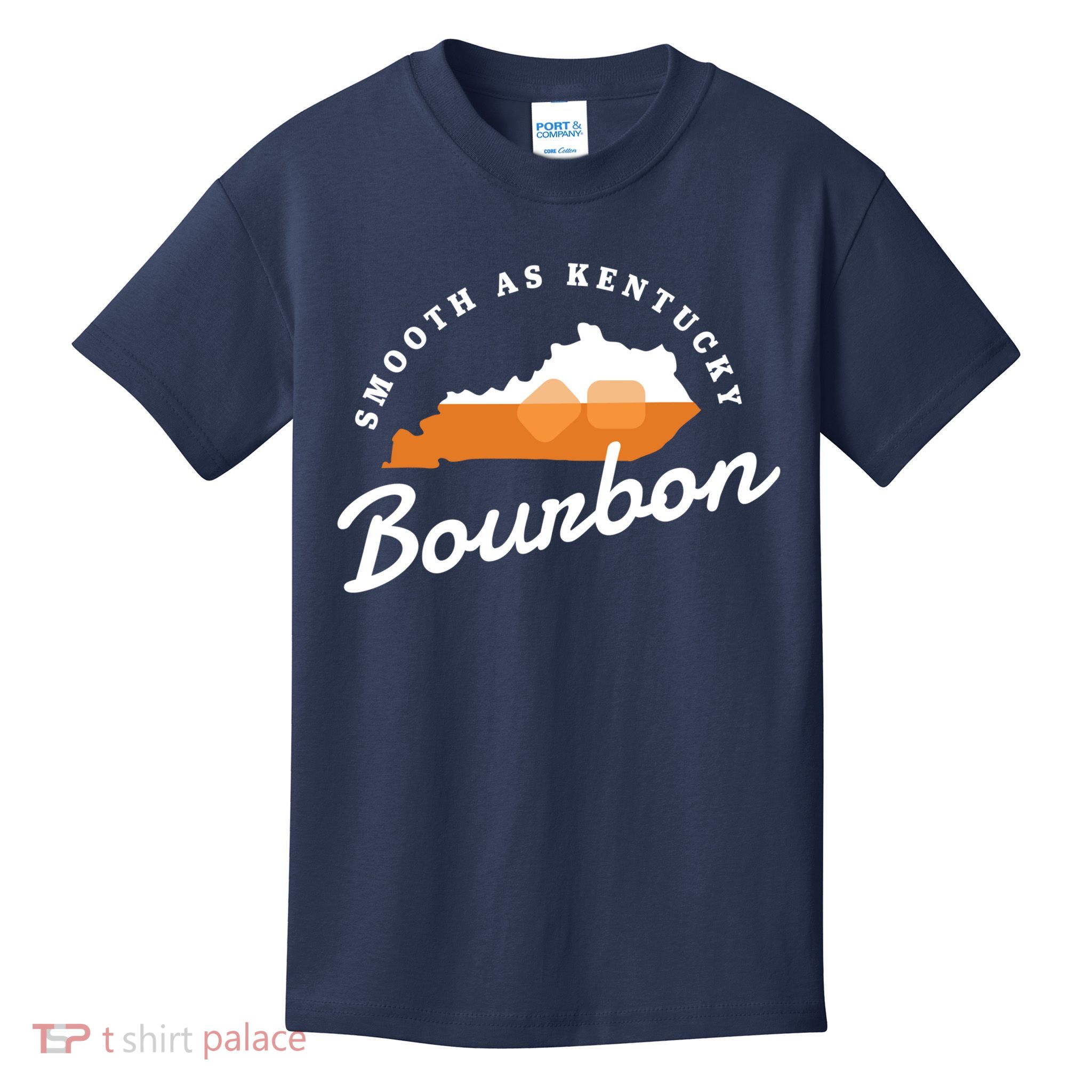 Funny Bourbon Drinker Smooth As Kentucky Bourbon Whiskey Kids T-Shirt