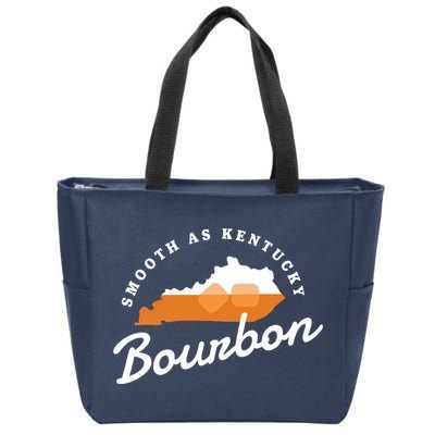 Funny Bourbon Drinker Smooth As Kentucky Bourbon Whiskey Zip Tote Bag