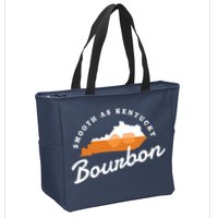Funny Bourbon Drinker Smooth As Kentucky Bourbon Whiskey Zip Tote Bag