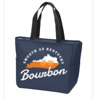 Funny Bourbon Drinker Smooth As Kentucky Bourbon Whiskey Zip Tote Bag