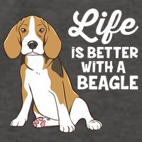 Funny Beagle Dog Life Is Better With A Beagle Vector Backpack