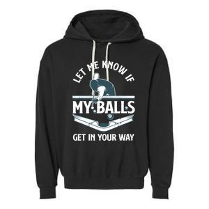 Funny Billiards Design For Billiard Pool Player Garment-Dyed Fleece Hoodie