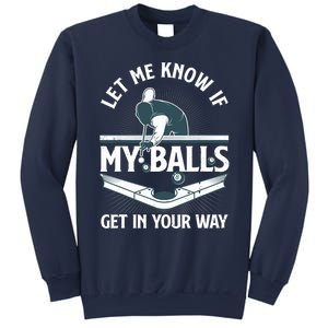 Funny Billiards Design For Billiard Pool Player Sweatshirt