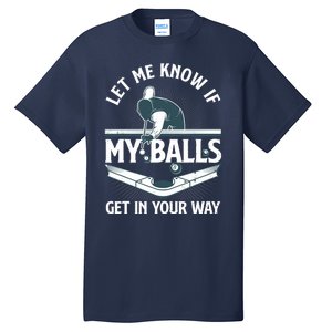 Funny Billiards Design For Billiard Pool Player Tall T-Shirt