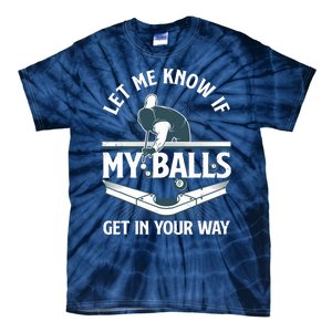 Funny Billiards Design For Billiard Pool Player Tie-Dye T-Shirt