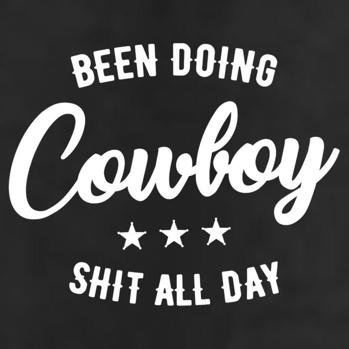 Funny Been Doing Cowboy Shit All Day Gift Adult Drive Performance Visor