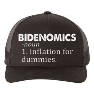 Funny Bidenomics Definition Funny Antibiden Yupoong Adult 5-Panel Trucker Hat