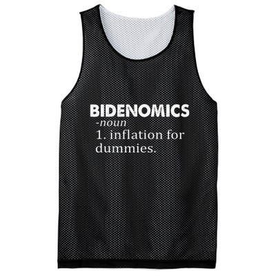 Funny Bidenomics Definition Funny Antibiden Mesh Reversible Basketball Jersey Tank