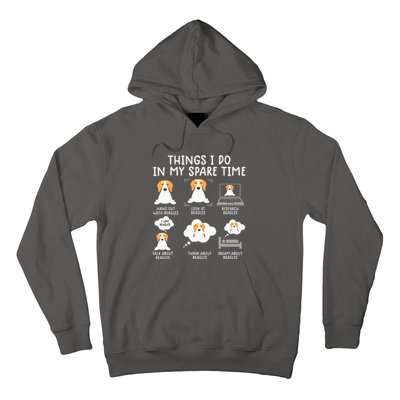 Funny Beagle Dog Beagle 6 Things I Do Beagle Hoodie