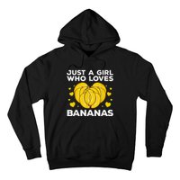 Funny Banana Design Women Girl Kids Banana Fruit Lovers Hoodie