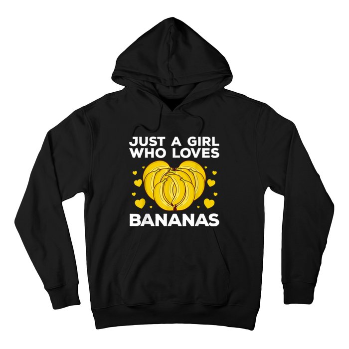 Funny Banana Design Women Girl Kids Banana Fruit Lovers Hoodie