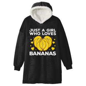 Funny Banana Design Women Girl Kids Banana Fruit Lovers Hooded Wearable Blanket