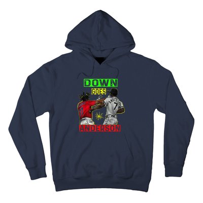 FUNNY BASEBALL DOWN GOES ANDERSON Hoodie