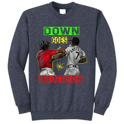 FUNNY BASEBALL DOWN GOES ANDERSON Sweatshirt